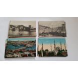 POSTCARDS, Mediterranean selection, inc. Corfu, Greece & Turkey; fisherman, street market, ancient