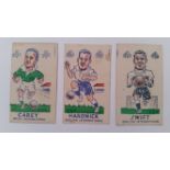 S. & B. PRODUCTS, Torry Gillicks Internationals (football), complete, staple holes (as issued), G to