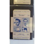 CARRERAS, Famous Footballers, complete set of 50, Turf slides, as pairs (with tabs to all four