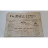 NEWSPAPERS, The Windsor Chronicle, 1900s, G to VG, 51*