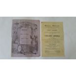 THEATRE PROGRAMMES, London, 1800s, inc. Avenue Theatre, Savoy, St James's, Vaudeville, Toole's,