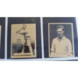 POTTER MOORE, Famous Cricketers (Australian), complete, medium, G to VG, 20