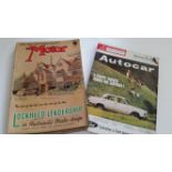 MOTORING, magazines, The Motor, 1945 (5) & 1960s, some damage to spines, FR to VG, 21*