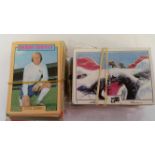 TRADE, gum cards, inc. A&BC (125), Batman, Flags, Man from UNCLE, football (85); Anglo (43),