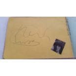 POP MUSIC, autograph album, inc. Tommy Trinder, Peter York, Dave Dee, Roger Daltrey, Tony Crane,