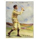 WILLS, Famous Golfers, complete, large, VG to EX, 25