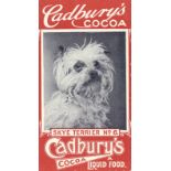 CADBURY, Dogs Series, complete, minimal scuffing to red edges, EX, 6