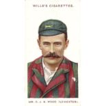 WILLS, Cricketers (1908), complete, small 's', with variations for Nos. 2, 5 & 25, G to VG, 25 + 3