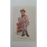 FRY, reprint of advert postcard, No. 10 Always Merry & bright, fifty copies, MT, 50