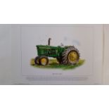 AGRICULTURE, colour print, John Deere 4020, fifty copies, 13 x 9.5, MT, 50