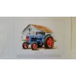 AGRICULTURE, colour print, Fordson Super Major, fifty copies, 13 x 9.5, MT, 50