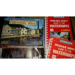 CANALS, modern selection, inc. maps, magazines, booklets, sales brochures etc., G to EX, Qty.