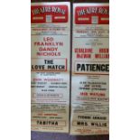 THEATRE, posters, Theatre Royal Brighton, 1955, 10 x 30, rolled, VG, 4