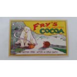 FRY, reprint of advert postcard, No. 8 No better Food after a Bath (polar bear), fifty copies, MT,