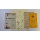 RUGBY UNION, South Africa selection, inc. programmes from 1951/2 tour, at Scotland, Wales & Ireland;