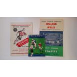 FOOTBALL, programmes, 1950s (9) - 1980s, inc. Brentford 1953/4 (3); England (21), Milton Keynes