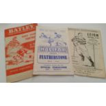 RUGBY LEAGUE, programmes, 1950s, inc. Halifax, Leigh, Batley, Featherstone, Oldham, St Helens,