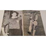 FOOTBALL, signed photos, magazine photos, promotional cards etc., inc. George Graham, Greaves,