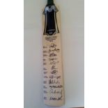 CRICKET, signed OptiMax XS cricket bat by England 2018, all 12 signatures from Test Series v
