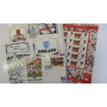 FOOTBALL, selection, inc. signed commemorative cover by Beckenbauer; blocks of stamps (with