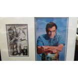 TELEVISION, Steptoe & Son, signed photos by Wilfred Brambell & Harry H. Corbett, overmounted, 16 x