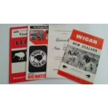 RUGBY LEAGUE, programmes for touring matches, 1960s onwards, inc. many New Zealand, Australia, Papua