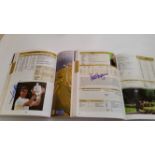 GOLF, European Seniors Tour, 2007 & 2008, media guides, signed by 200* golfers to biographical