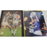 FOOTBALL, signed photos, magazine photos, promotional cards etc., inc. Ratcliffe, Bobby Robson,