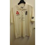 CRICKET, signed replica England Test shirt by Alastair Cook, sold on behalf of The Olivia Taylor