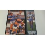 FOOTBALL, signed photos, magazine photos, promotional cards etc., inc. Lee Chapman, Chivers,