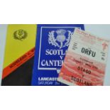 RUGBY UNION, New Zealand programmes, inc. 1975 Scottish Tour (3) at Otagu, Canterbury &