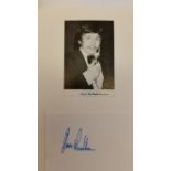 BOXING, signed piece by David Needham, laid down to card beneath magazine photo showing him h/s with