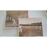 CRICKET, press photos of 1968 USA Tour to UK, 1st practice at Lords & actions from Test v MCC (