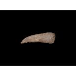 Stone Age Knapped Halberd or Sickle