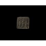 Phoenician Figural Tablet Bead