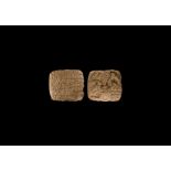 Western Asiatic Akkadian Cuneiform Tablet