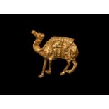 Western Asiatic Gold Camel Statuette