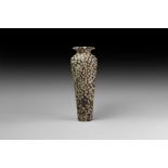 Egyptian Fossiliferous Limestone Piriform Vase