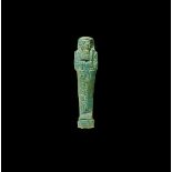 Egyptian Shabti with Hieroglyphic Text