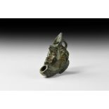 Roman Satyr Face Hanging Lamp