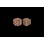 Roman Bone Dice Pair