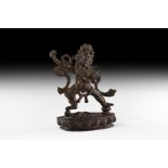 Tibetan Dancing Shiva Statuette