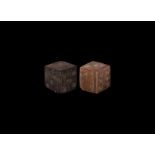 Roman Bone Dice Pair