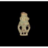 Egyptian Bifacial Bes Amulet