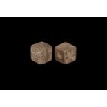 Roman Bone Dice Pair