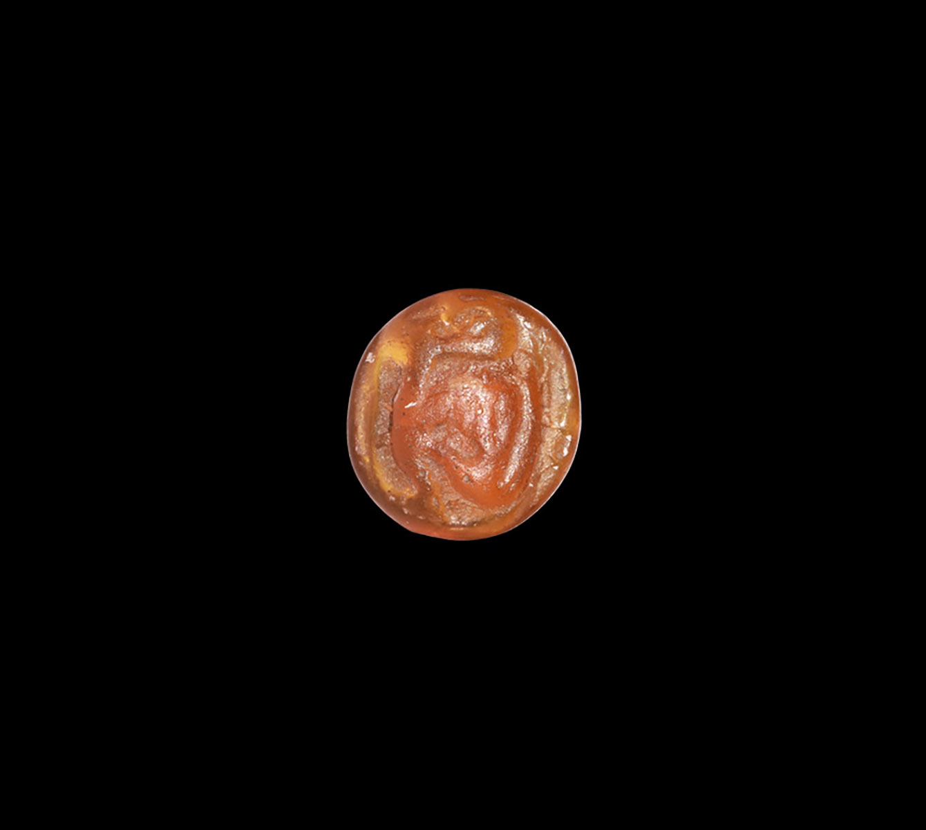 Roman Intaglio Gemstone with Monkey