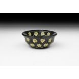 Western Asiatic Bowl with Inlaid Flowers