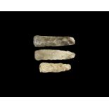 Stone Age Polished Axehead Group