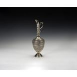 Western Asiatic Style White Metal Flask