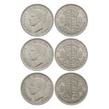 English Milled Coins - George VI - 1944/1946 - Halfcrowns [3]